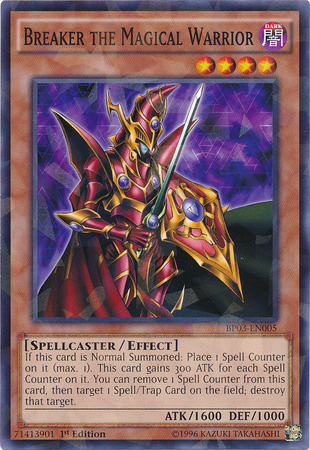 Breaker the Magical Warrior [BP03-EN005] Shatterfoil Rare | Play N Trade Winnipeg