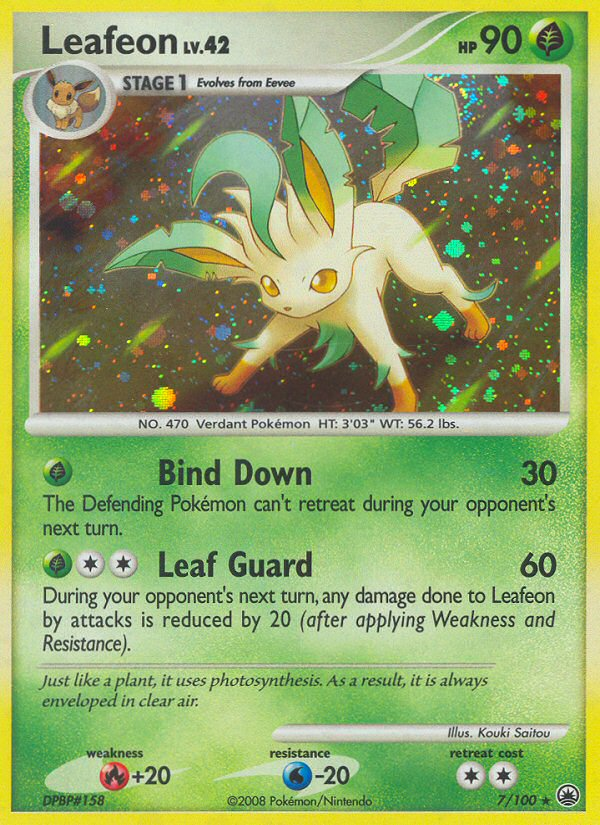 Leafeon (7/100) [Diamond & Pearl: Majestic Dawn] | Play N Trade Winnipeg