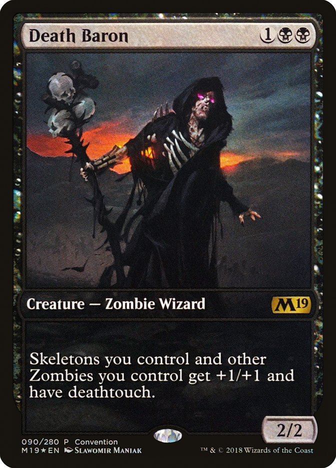 Death Baron (Convention) [Core Set 2019 Promos] | Play N Trade Winnipeg