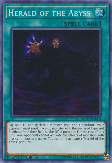 Herald of the Abyss [SOFU-EN063] Super Rare | Play N Trade Winnipeg