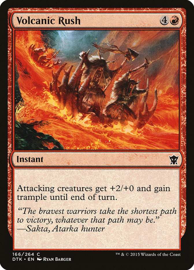 Volcanic Rush [Dragons of Tarkir] | Play N Trade Winnipeg