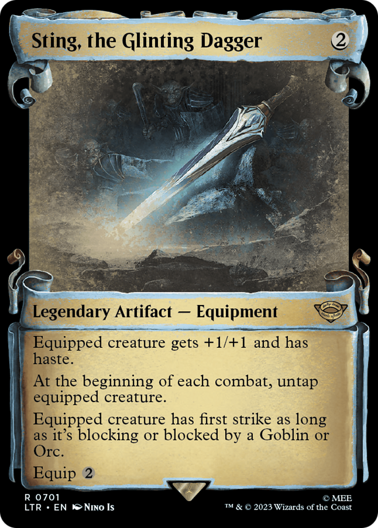 Sting, the Glinting Dagger [The Lord of the Rings: Tales of Middle-Earth Showcase Scrolls] | Play N Trade Winnipeg