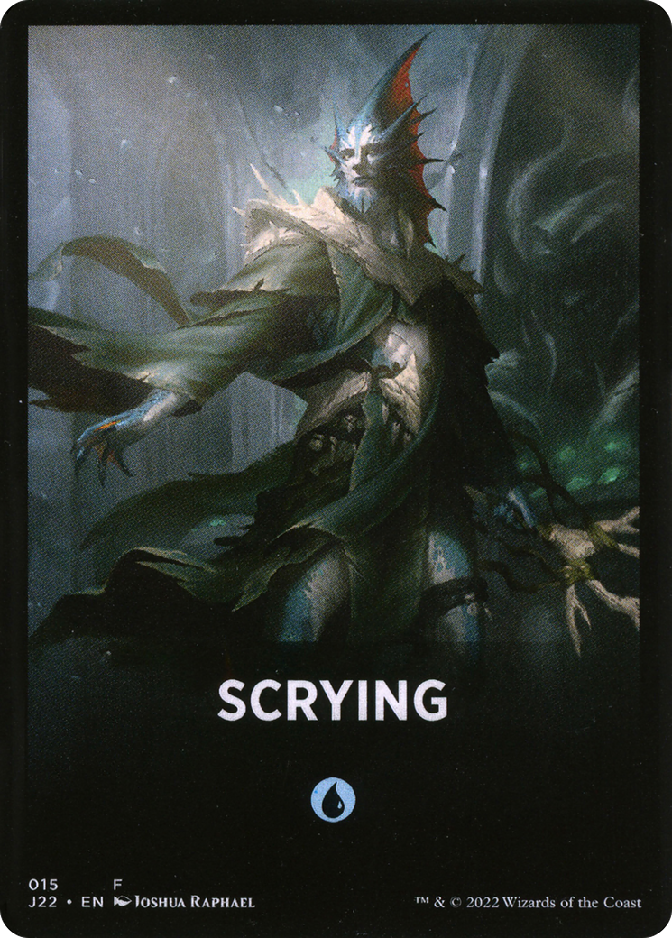 Scrying Theme Card [Jumpstart 2022 Front Cards] | Play N Trade Winnipeg