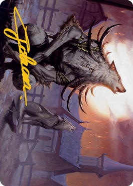 Lord of the Ulvenwald Art Card (Gold-Stamped Signature) [Innistrad: Midnight Hunt Art Series] | Play N Trade Winnipeg