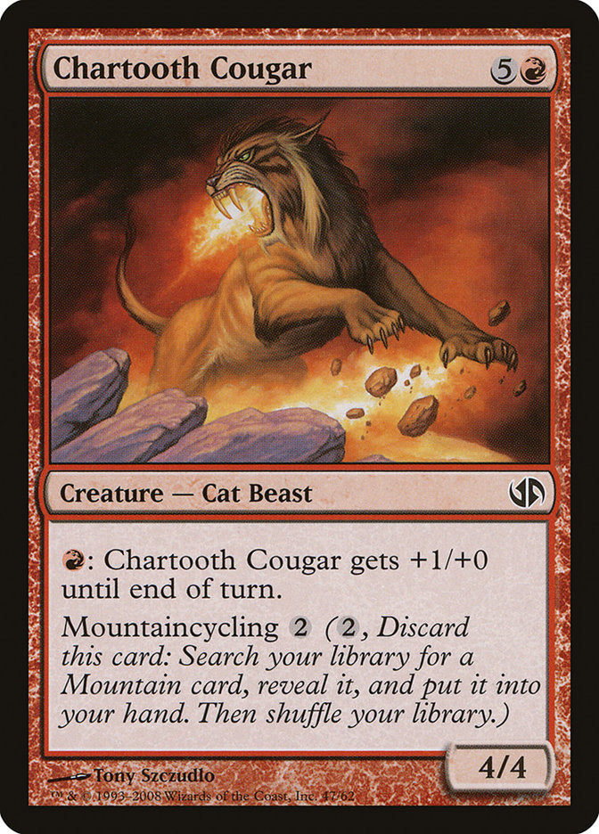 Chartooth Cougar [Duel Decks: Jace vs. Chandra] | Play N Trade Winnipeg