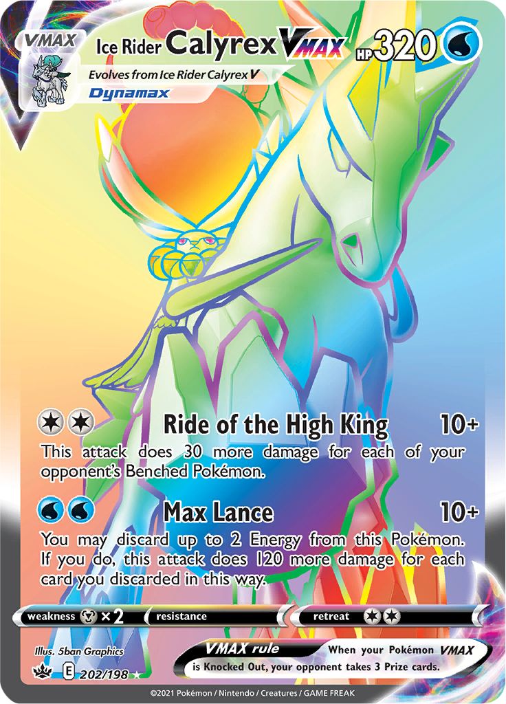 Ice Rider Calyrex VMAX (202/198) [Sword & Shield: Chilling Reign] | Play N Trade Winnipeg