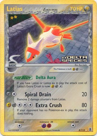 Latias (8/113) (Delta Species) (Stamped) [EX: Delta Species] | Play N Trade Winnipeg