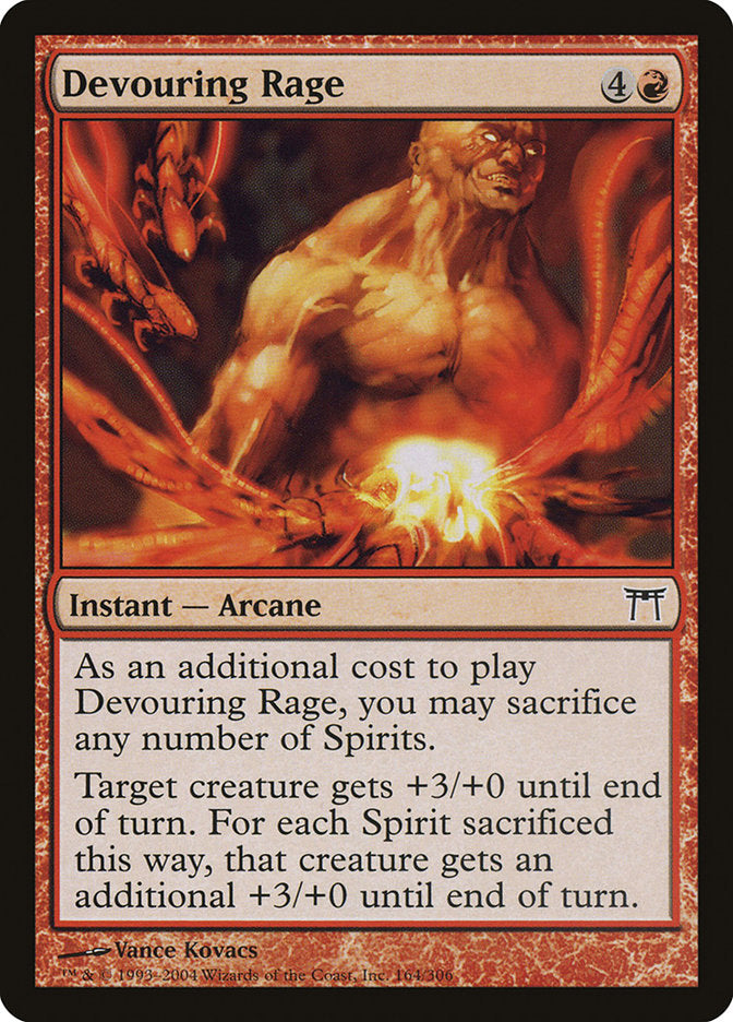 Devouring Rage [Champions of Kamigawa] | Play N Trade Winnipeg