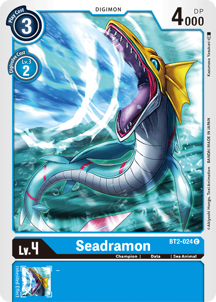 Seadramon [BT2-024] [Release Special Booster Ver.1.5] | Play N Trade Winnipeg