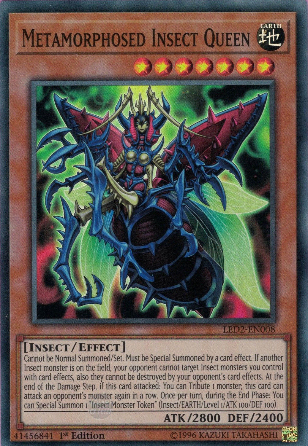 Metamorphosed Insect Queen [LED2-EN008] Super Rare | Play N Trade Winnipeg