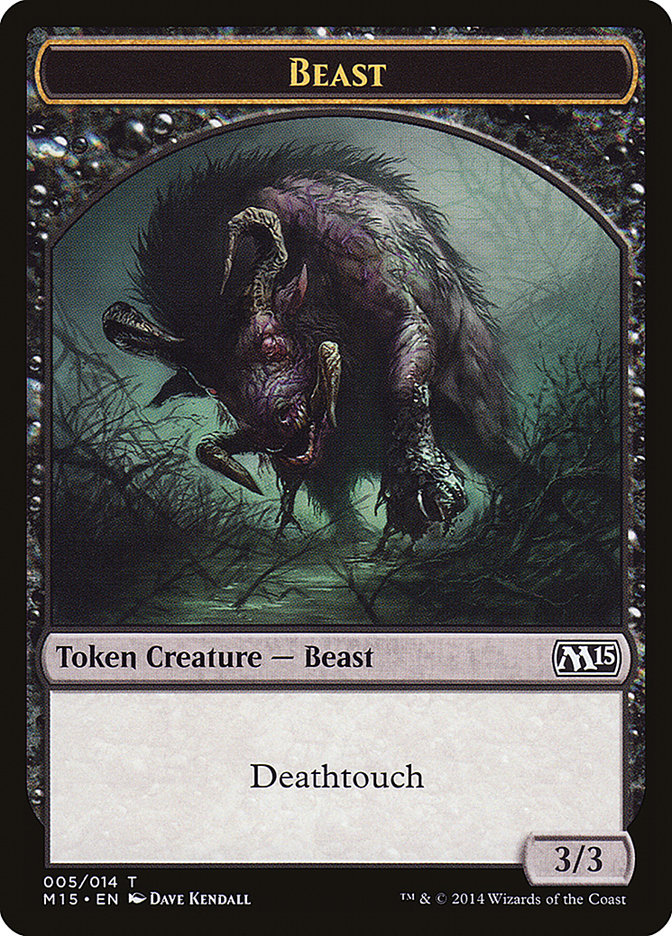 Beast (005/014) [Magic 2015 Tokens] | Play N Trade Winnipeg