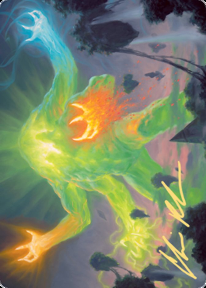 Omnath, Locus of Creation Art Card (Gold-Stamped Signature) [Zendikar Rising Art Series] | Play N Trade Winnipeg