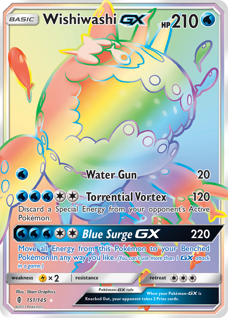 Wishiwashi GX (151/145) [Sun & Moon: Guardians Rising] | Play N Trade Winnipeg