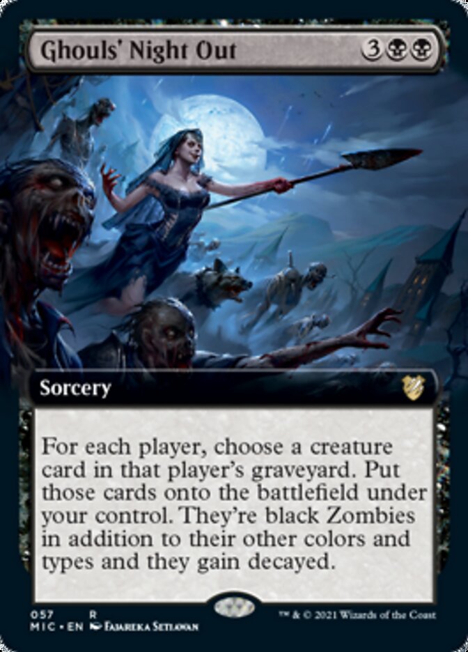 Ghouls' Night Out (Extended) [Innistrad: Midnight Hunt Commander] | Play N Trade Winnipeg