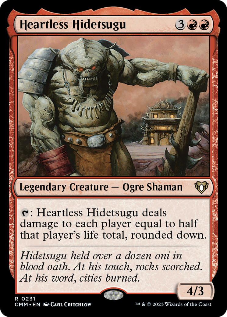 Heartless Hidetsugu [Commander Masters] | Play N Trade Winnipeg