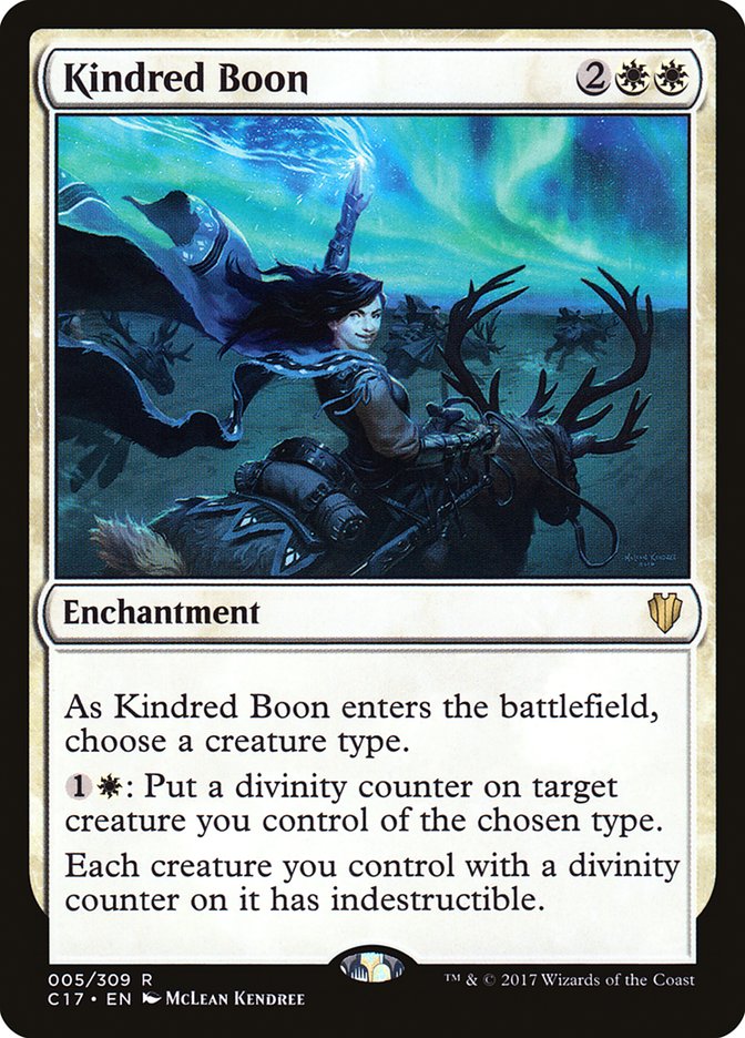 Kindred Boon [Commander 2017] | Play N Trade Winnipeg