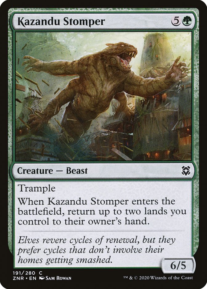 Kazandu Stomper [Zendikar Rising] | Play N Trade Winnipeg