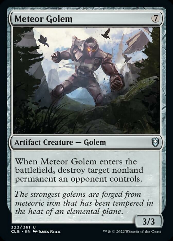 Meteor Golem [Commander Legends: Battle for Baldur's Gate] | Play N Trade Winnipeg