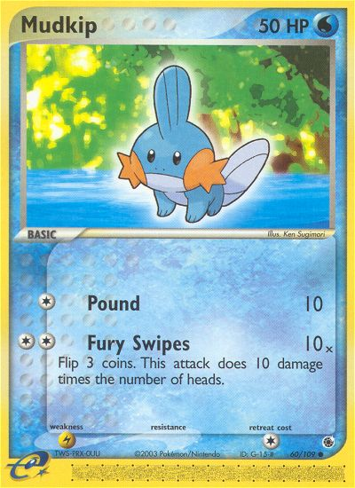 Mudkip (60/109) [EX: Ruby & Sapphire] | Play N Trade Winnipeg