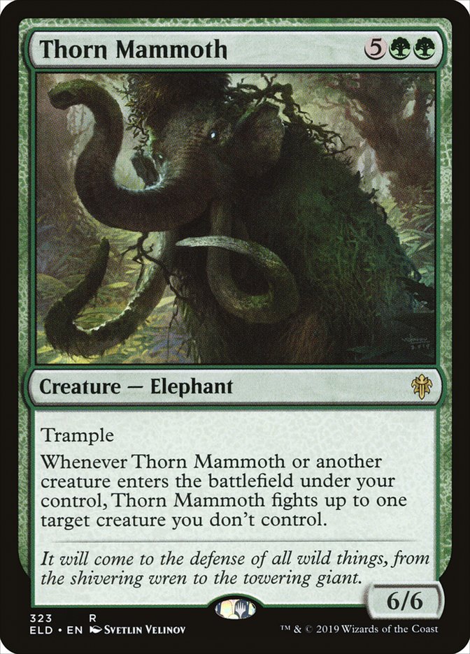 Thorn Mammoth [Throne of Eldraine] | Play N Trade Winnipeg