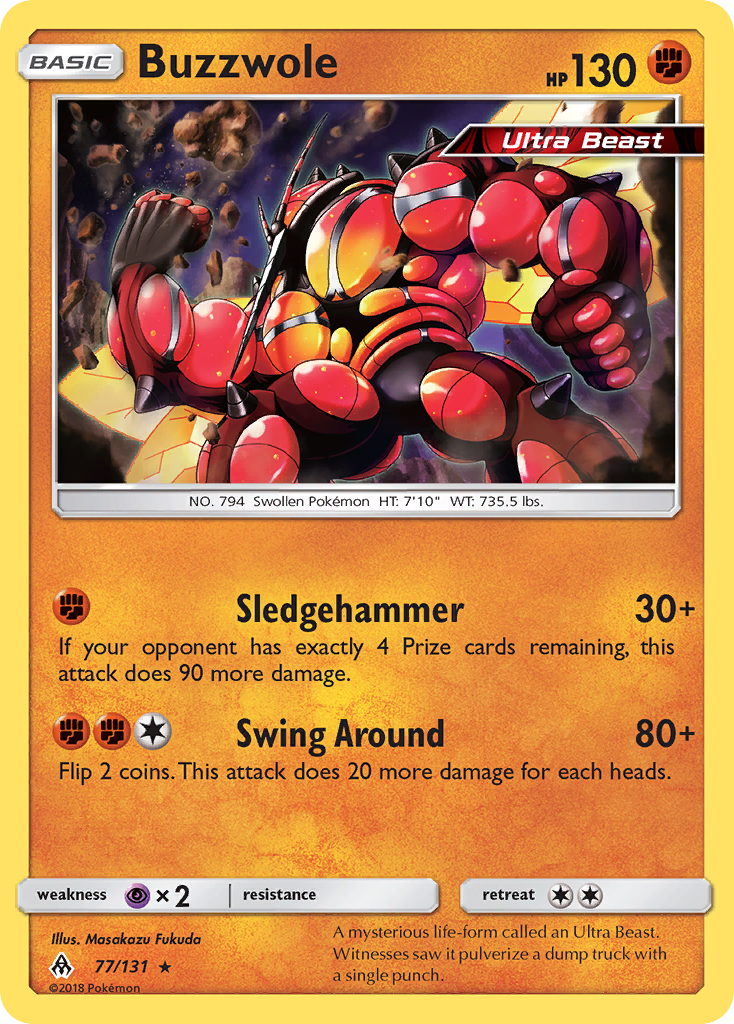 Buzzwole (77/131) [Sun & Moon: Forbidden Light] | Play N Trade Winnipeg