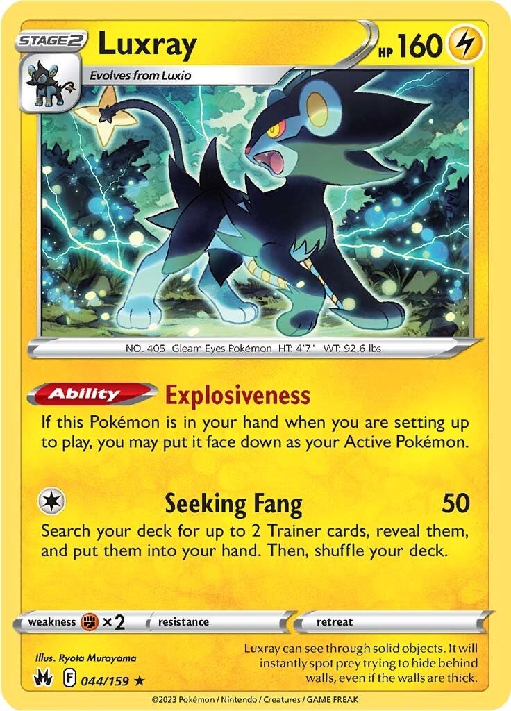 Luxray (044/159) (44) [Sword & Shield: Crown Zenith] | Play N Trade Winnipeg