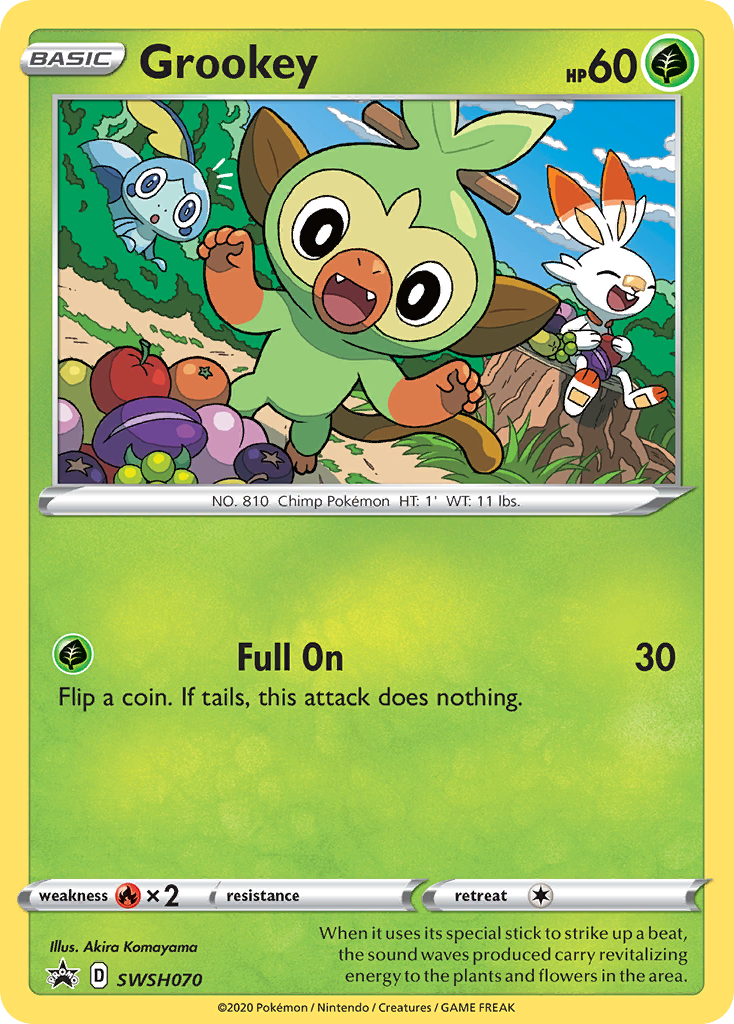 Grookey (SWSH070) [Sword & Shield: Black Star Promos] | Play N Trade Winnipeg