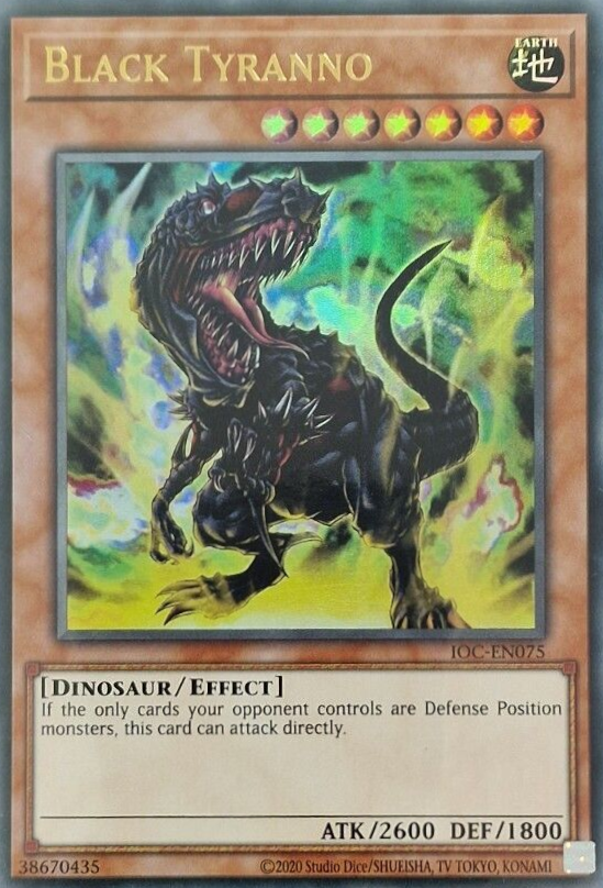 Black Tyranno (25th Anniversary) [IOC-EN075] Ultra Rare | Play N Trade Winnipeg