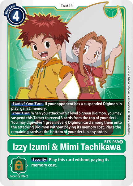 Izzy Izumi & Mimi Tachikawa [BT5-089] [Battle of Omni] | Play N Trade Winnipeg