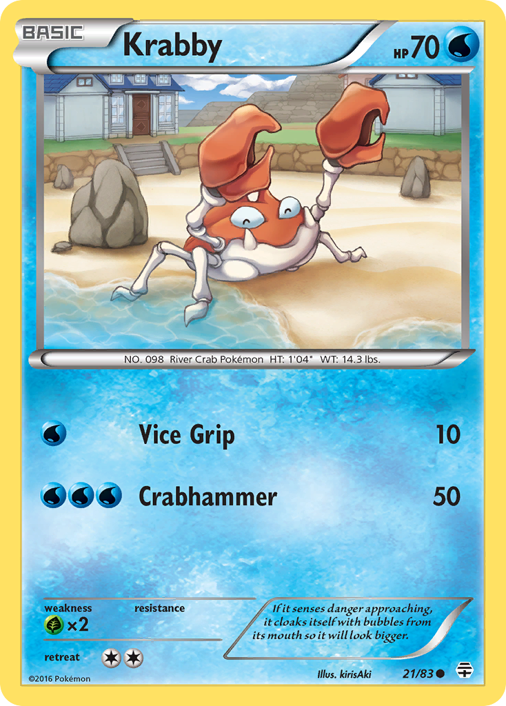 Krabby (21/83) [XY: Generations] | Play N Trade Winnipeg