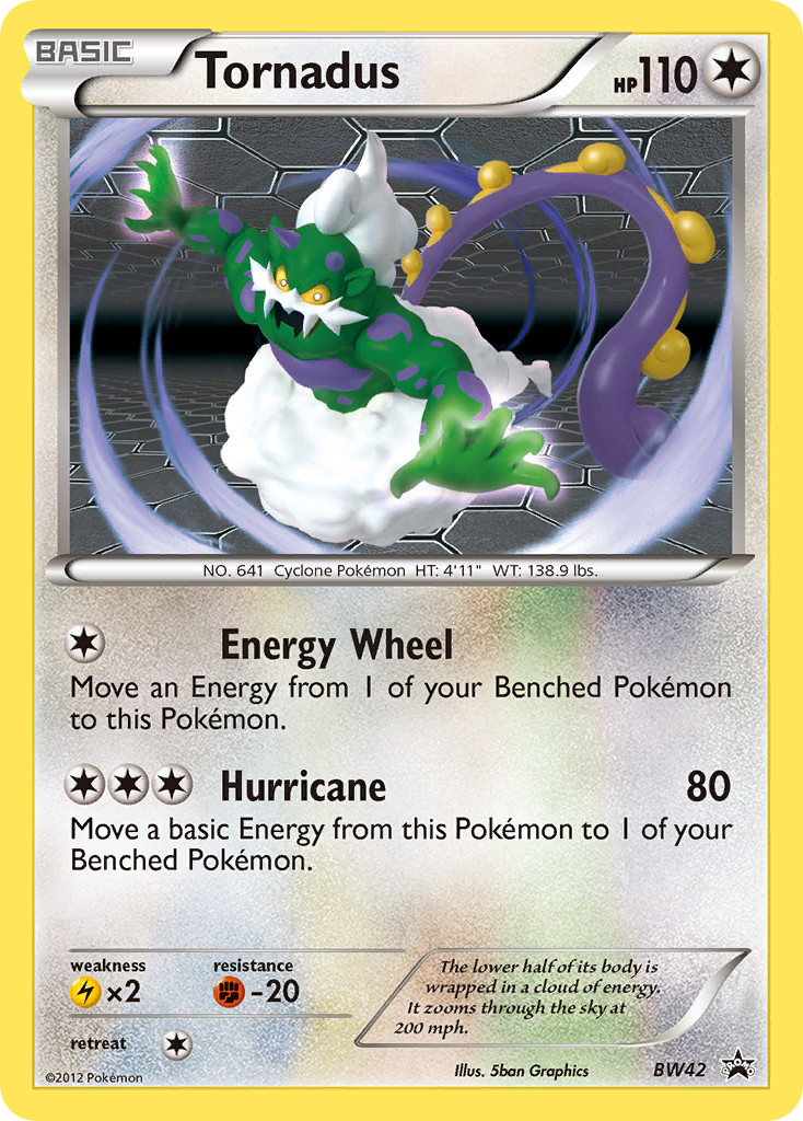 Tornadus (BW42) [Black & White: Black Star Promos] | Play N Trade Winnipeg