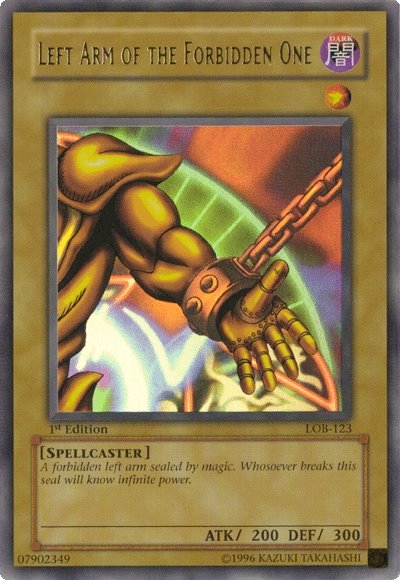 Left Arm of the Forbidden One [LOB-123] Ultra Rare | Play N Trade Winnipeg