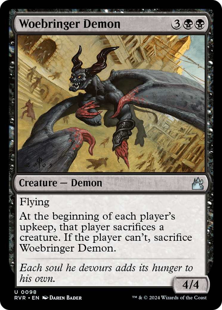 Woebringer Demon [Ravnica Remastered] | Play N Trade Winnipeg