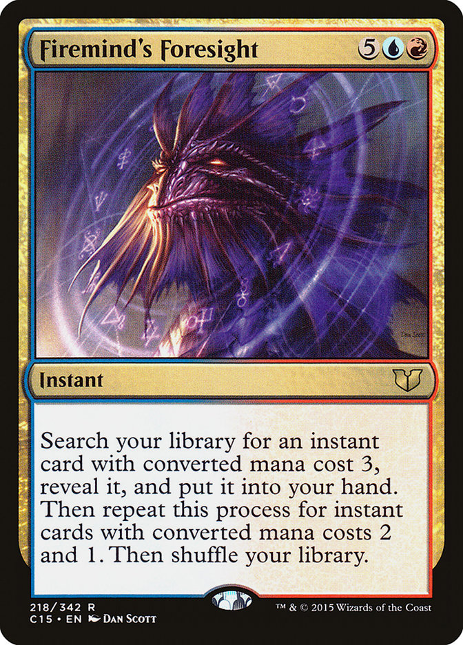 Firemind's Foresight [Commander 2015] | Play N Trade Winnipeg