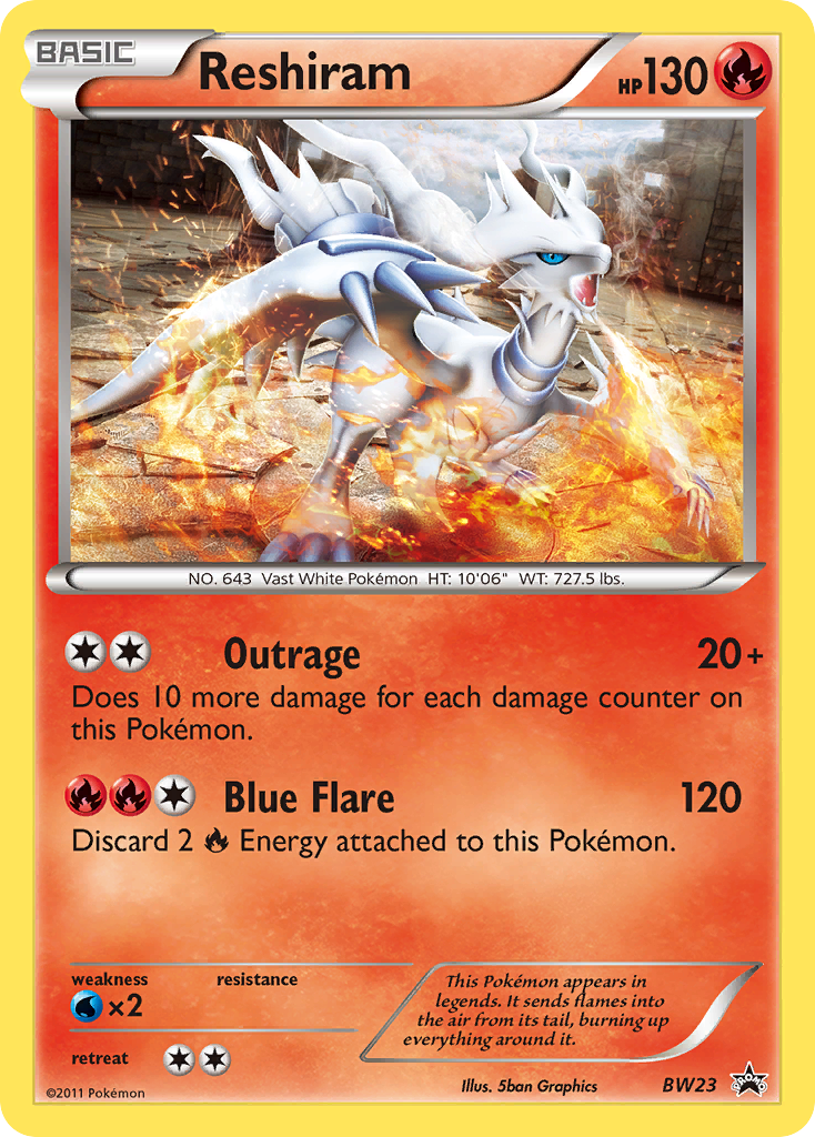 Reshiram (BW23) [Black & White: Black Star Promos] | Play N Trade Winnipeg