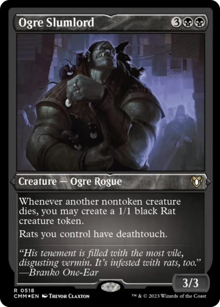 Ogre Slumlord (Foil Etched) [Commander Masters] | Play N Trade Winnipeg