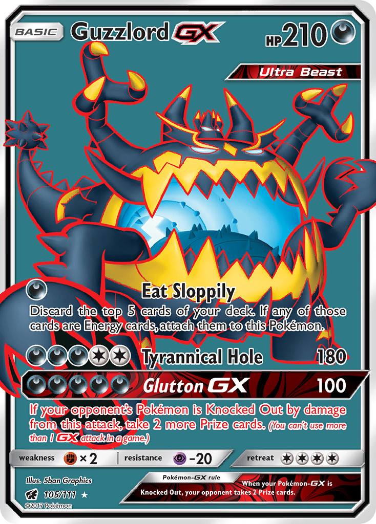 Guzzlord GX (105/111) [Sun & Moon: Crimson Invasion] | Play N Trade Winnipeg