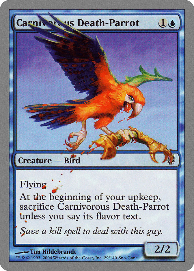 Carnivorous Death-Parrot [Unhinged] | Play N Trade Winnipeg