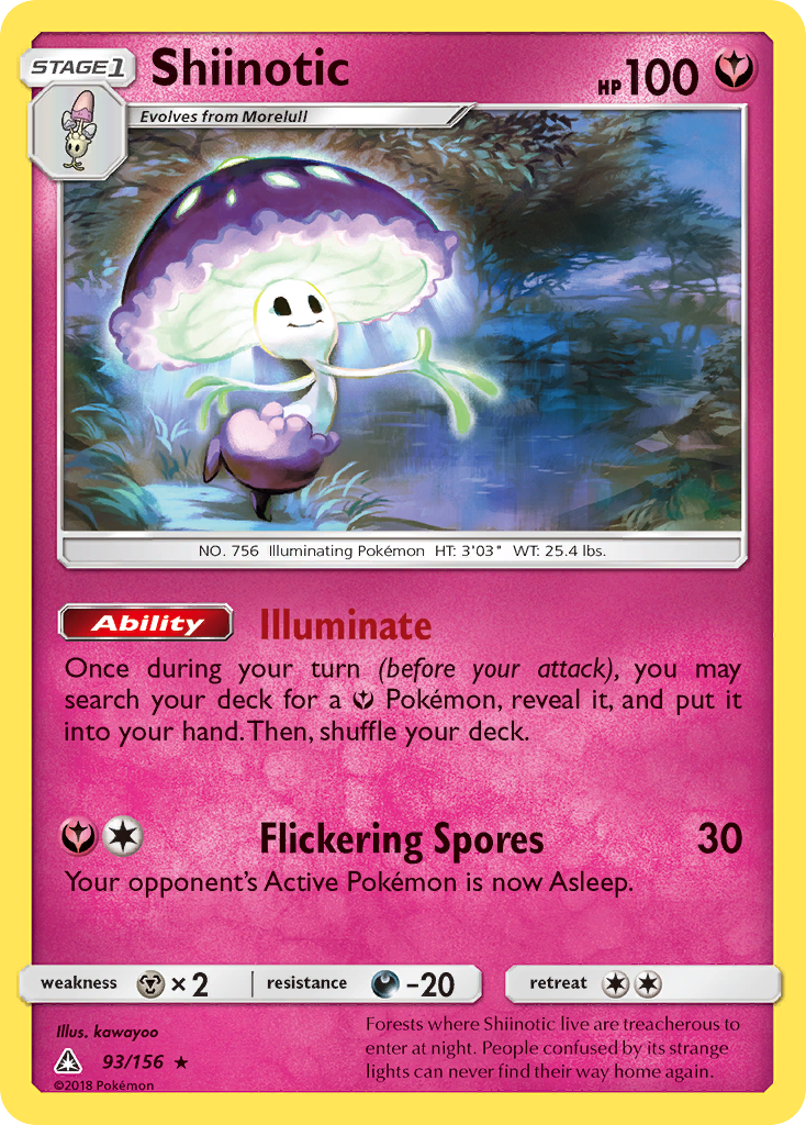 Shiinotic (93/156) [Sun & Moon: Ultra Prism] | Play N Trade Winnipeg