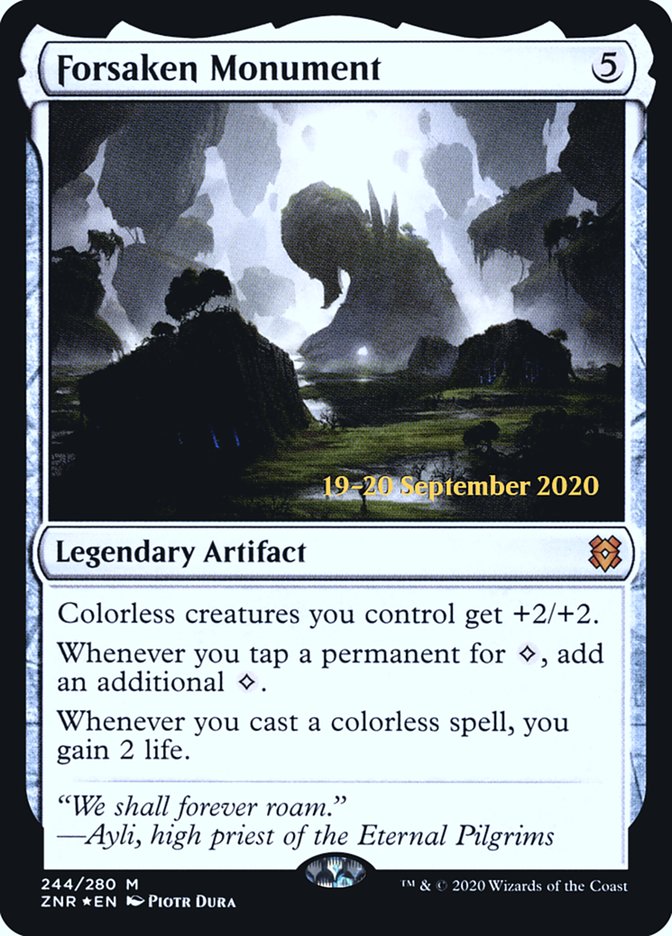 Forsaken Monument [Zendikar Rising Prerelease Promos] | Play N Trade Winnipeg