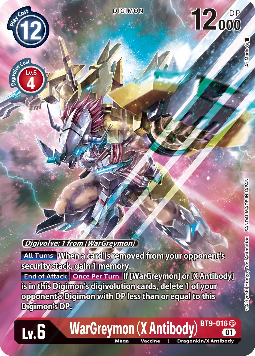 WarGreymon (X Antibody) [BT9-016] (Alternate Art) [X Record] | Play N Trade Winnipeg