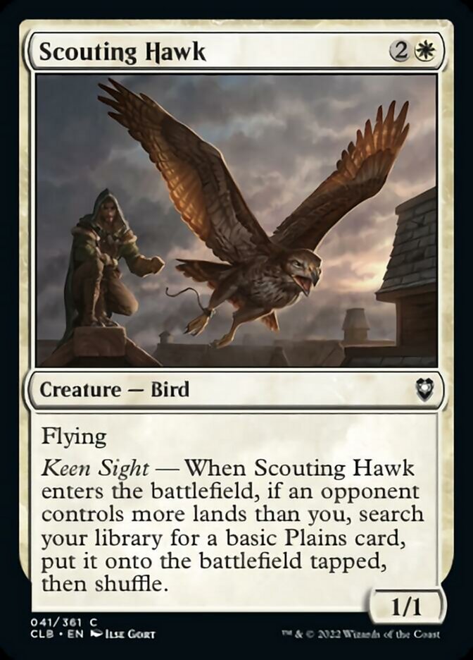 Scouting Hawk [Commander Legends: Battle for Baldur's Gate] | Play N Trade Winnipeg