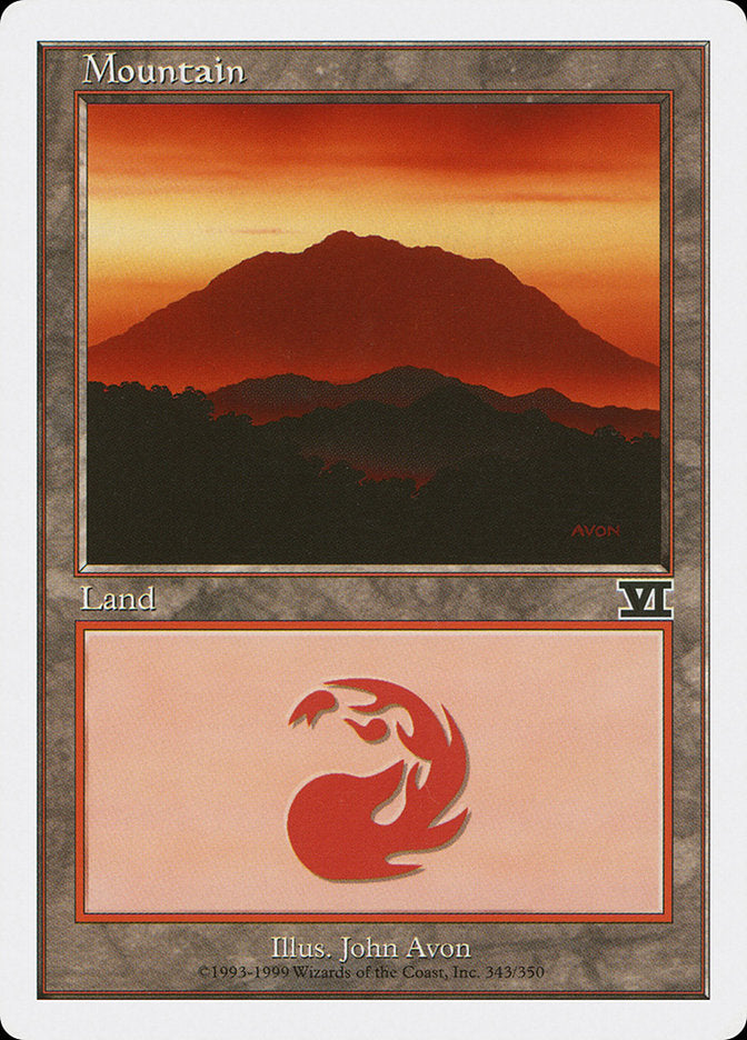 Mountain (343) [Classic Sixth Edition] | Play N Trade Winnipeg