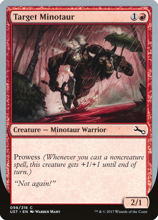 Target Minotaur (Rain Art) [Unstable] | Play N Trade Winnipeg