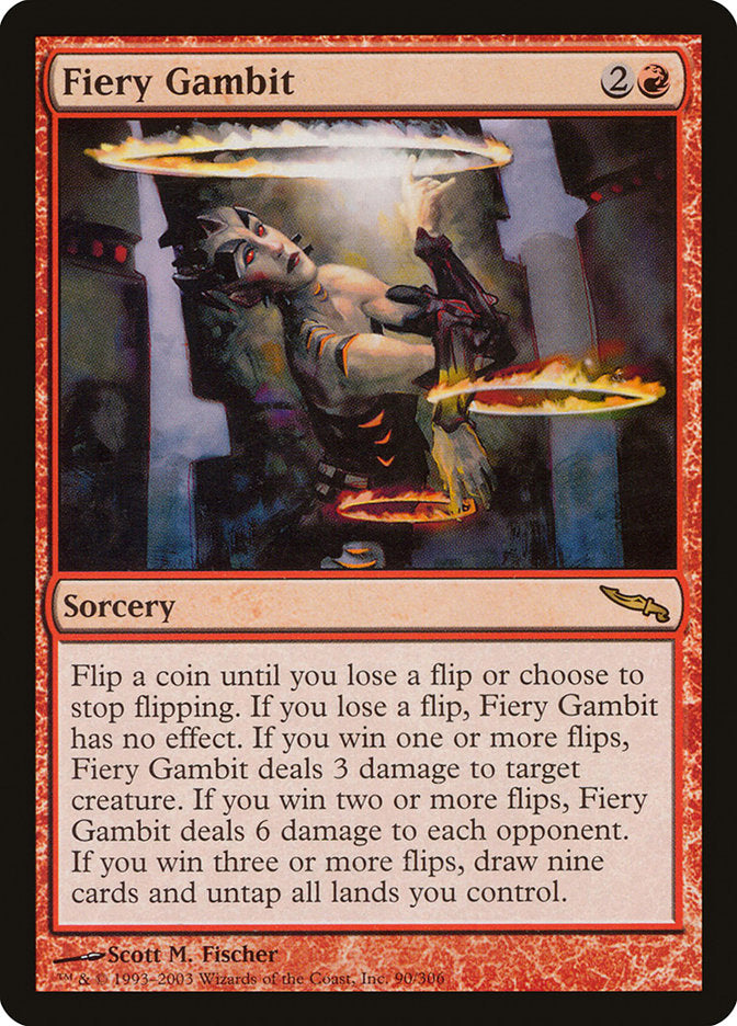 Fiery Gambit [Mirrodin] | Play N Trade Winnipeg