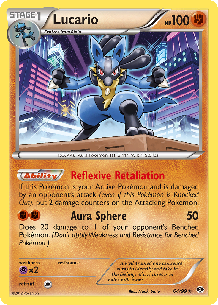 Lucario (64/99) [Black & White: Next Destinies] | Play N Trade Winnipeg