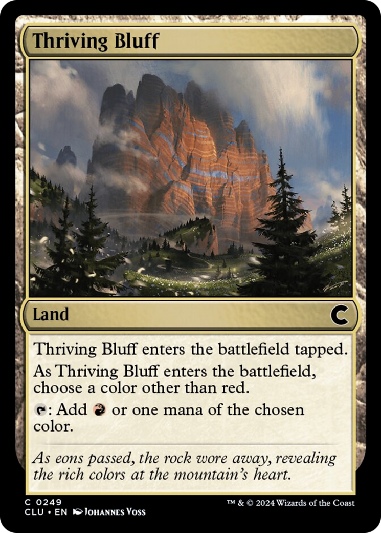 Thriving Bluff [Ravnica: Clue Edition] | Play N Trade Winnipeg