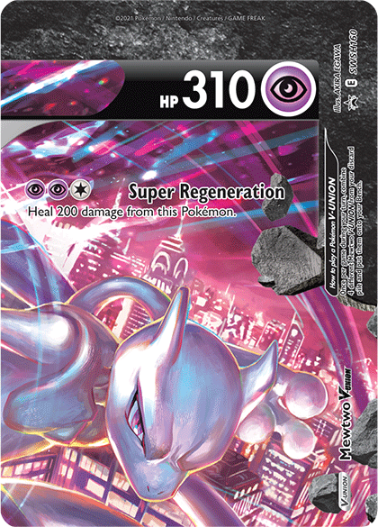 Mewtwo V-Union (SWSH160) [Sword & Shield: Black Star Promos] | Play N Trade Winnipeg