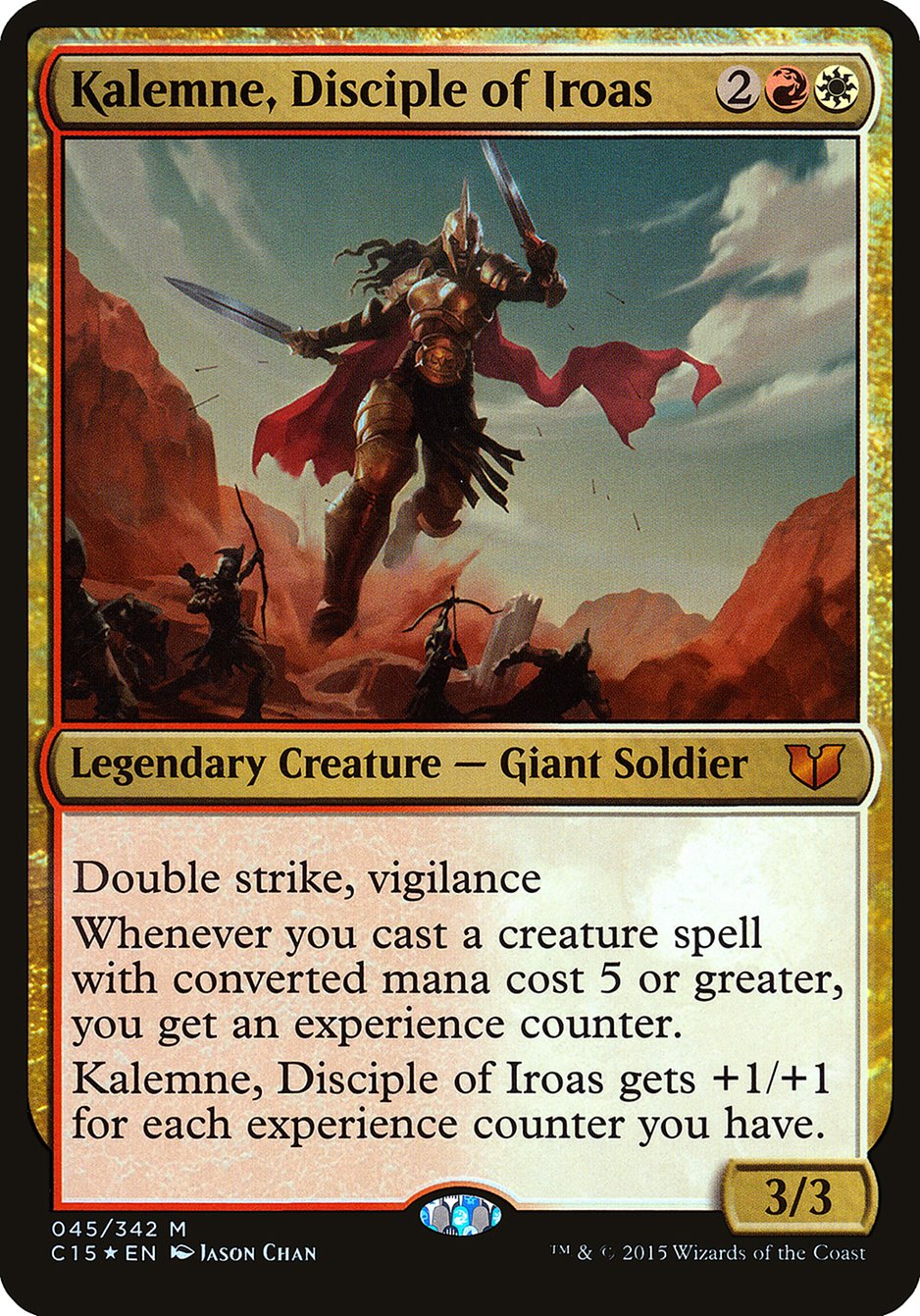 Kalemne, Disciple of Iroas (Oversized) [Commander 2015 Oversized] | Play N Trade Winnipeg