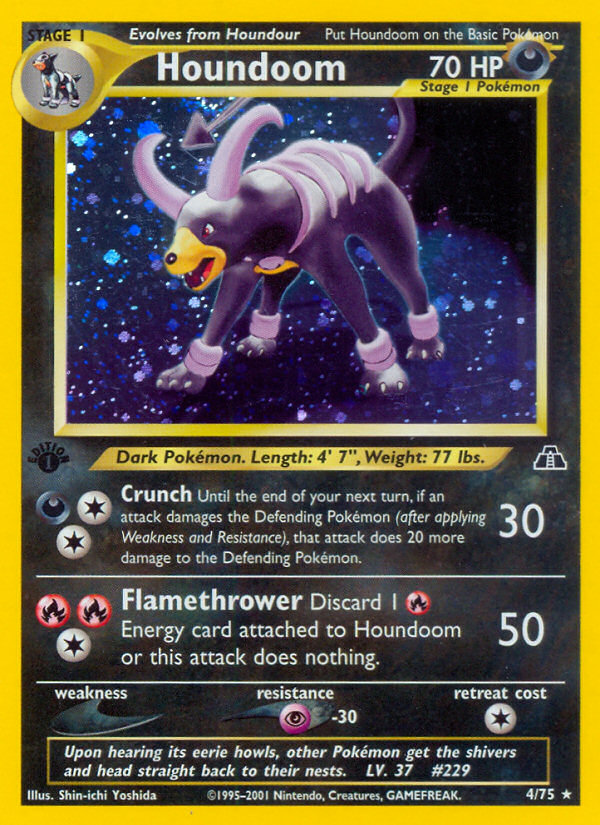 Houndoom (4/75) [Neo Discovery 1st Edition] | Play N Trade Winnipeg